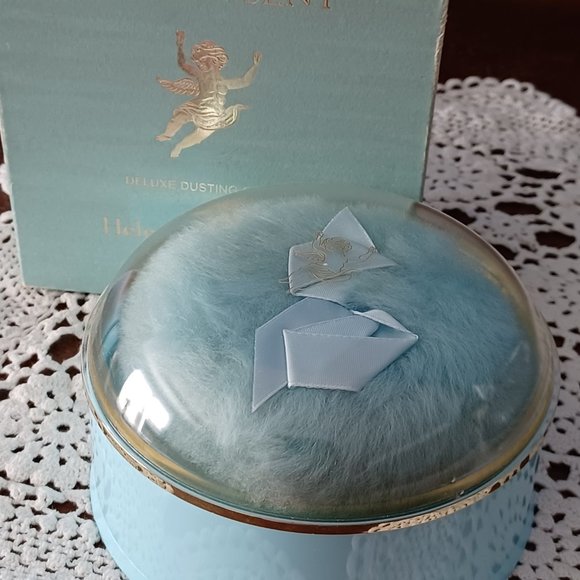 Vintage Helena Rubenstein Heaven Sent Powder Compact, Puff, Original Box - Picture 14 of 14